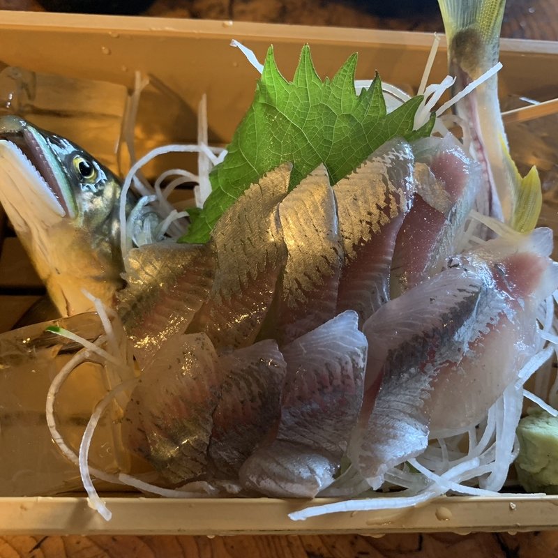 やまめの刺身(船場亭)