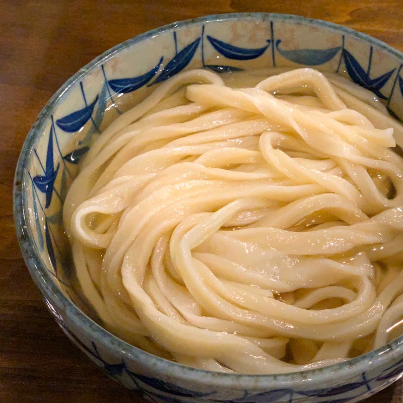 かけうどん(冷)(讃岐うどん 麺喜やしま 円山町店)
