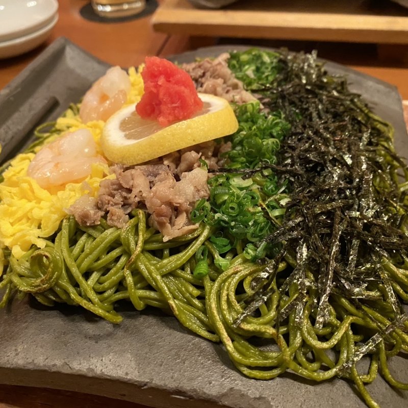 瓦そば(いか鮮本家)