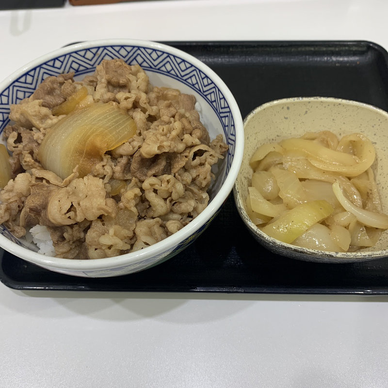 ねぎだく牛丼(吉野家 新宿東口靖国通り店)