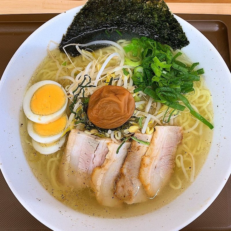 南高梅塩ラーメン(麺屋きもつき)