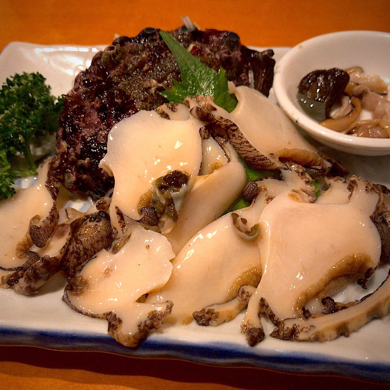 活天然あわび刺(大衆居酒屋魚さんこ )