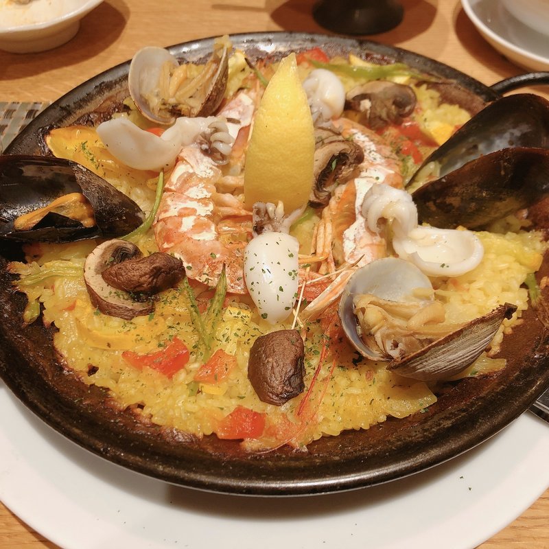 魚介のパエリア(食彩Kikumizu)