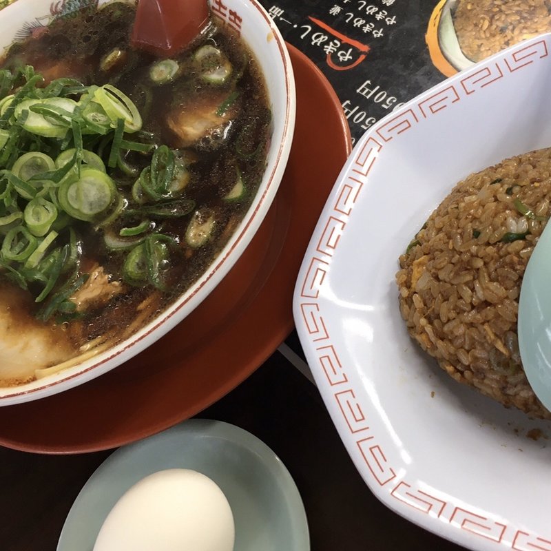 Aセット（中華そば　焼き飯）(新福菜館 石山寺店 )