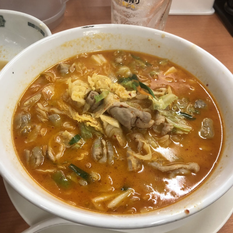 モツ野菜ラーメン(日高屋 京急蒲田駅前店)