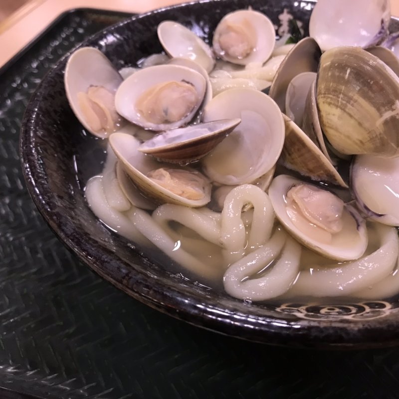 限定　ハマグリうどん(はなまるうどん イオン高槻店)