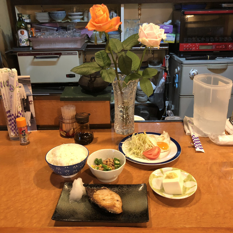焼き魚定食(ハマチ)(あじさい )