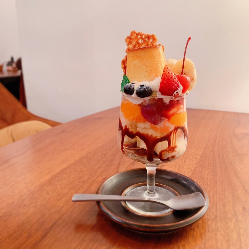 プリンパフェ(uni CAFE)