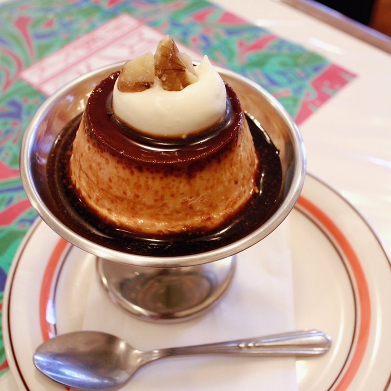 チーズ喫茶のカスタードプリン(チーズ喫茶 吾輩は山羊デアル)
