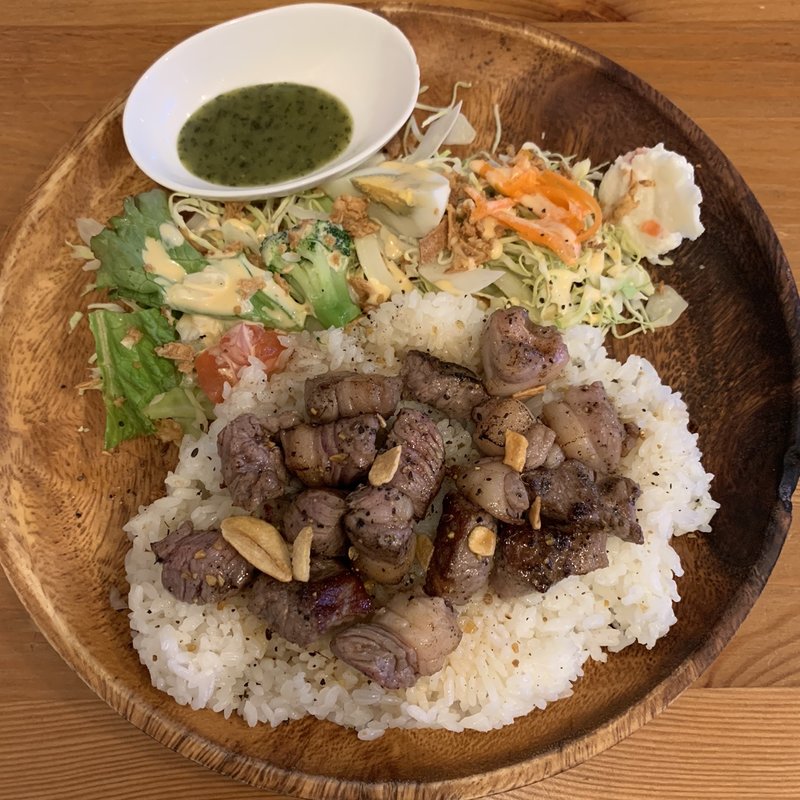 ラムステーキプレート(リトルフェイバリットコーヒー)