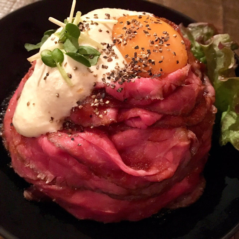 ローストビーフ丼 並(レッドロック 仙台店)