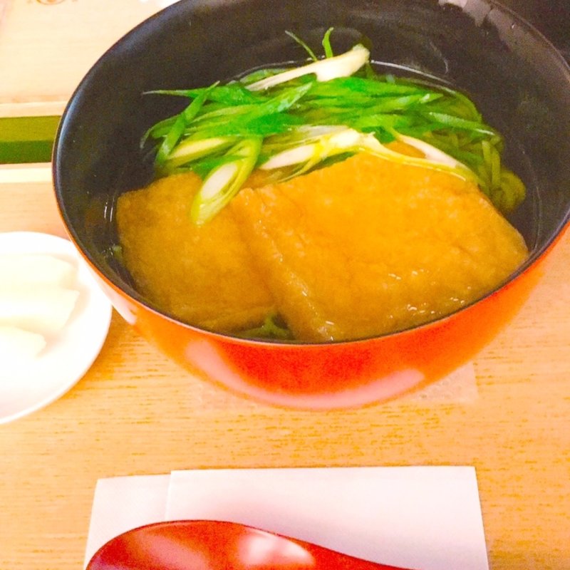 抹茶うどん(中村藤吉本店)