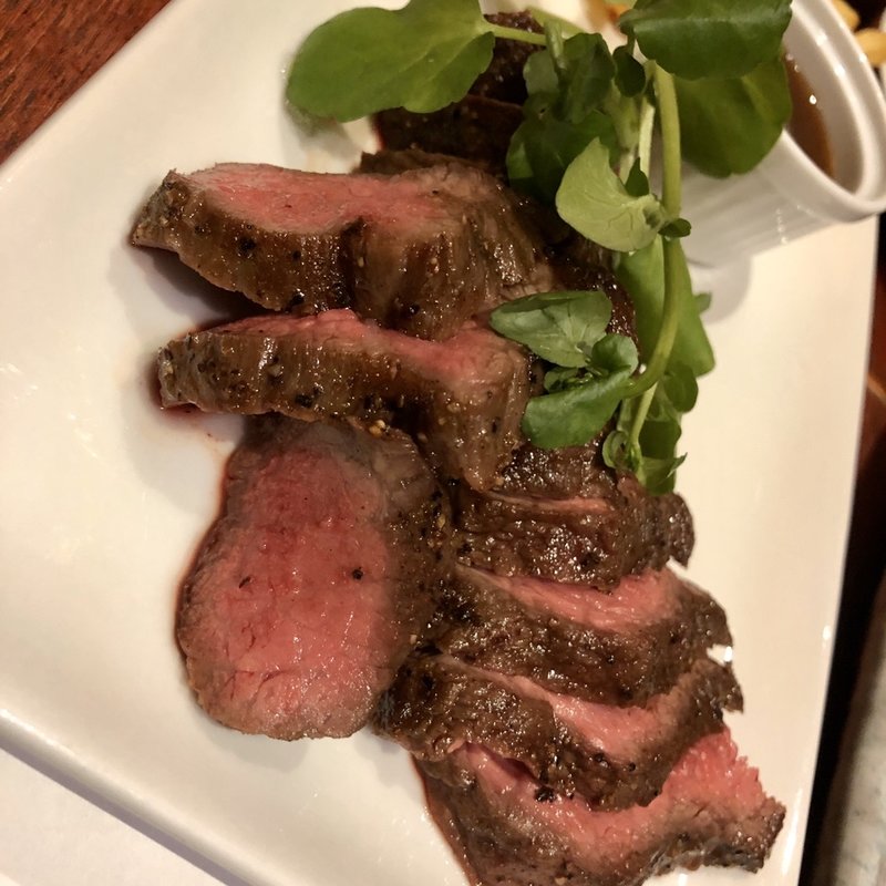 モモ肉ステーキ(大名 つつじ庵)