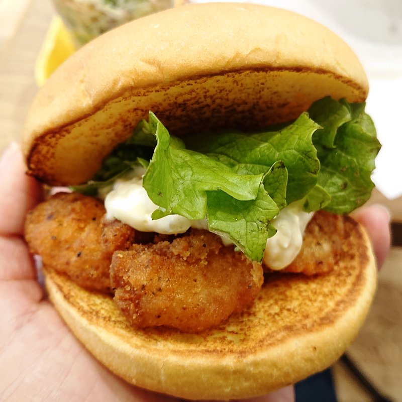 ガーリックシュリンプバーガー(フレッシュネスバーガー新川崎スクエア)