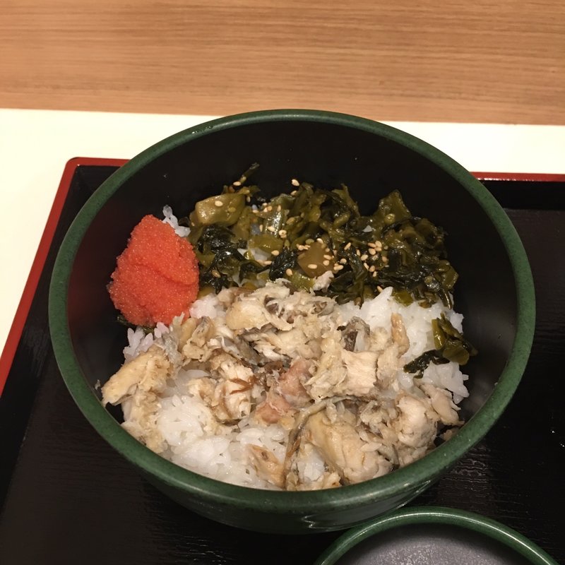 焼鯖明太子高菜ごはん(ゆで太郎名古屋住吉店)