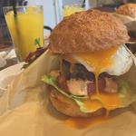 バーベキューエッグバーガー