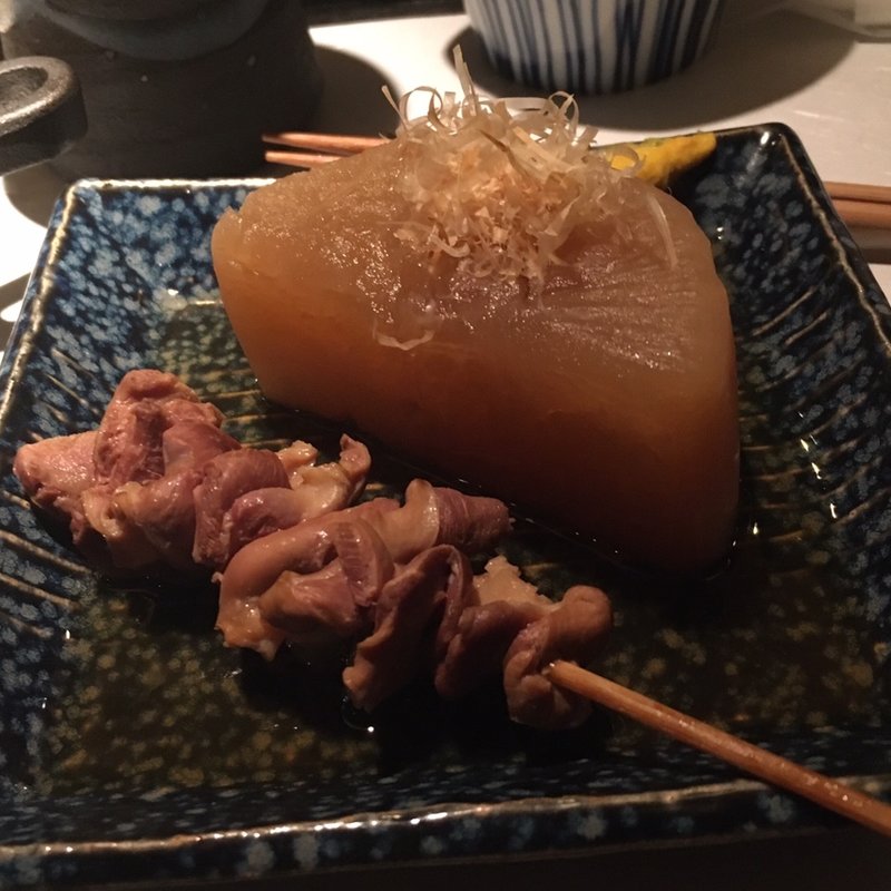 軍鶏出汁のおでん(軍鶏と旨い酒　らっき)