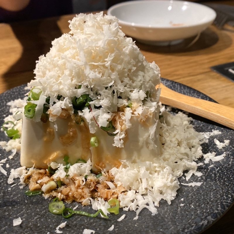 ぶっかけ白わさび豆腐(熟成焼肉 肉源 六本木店)