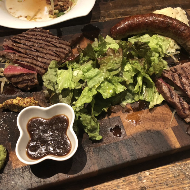 三種盛り(近江牛Steak&Wine 山村牛兵衛 四条大宮店)