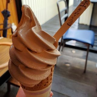 カフェオレソフトクリーム(珈琲屋 yori荘)