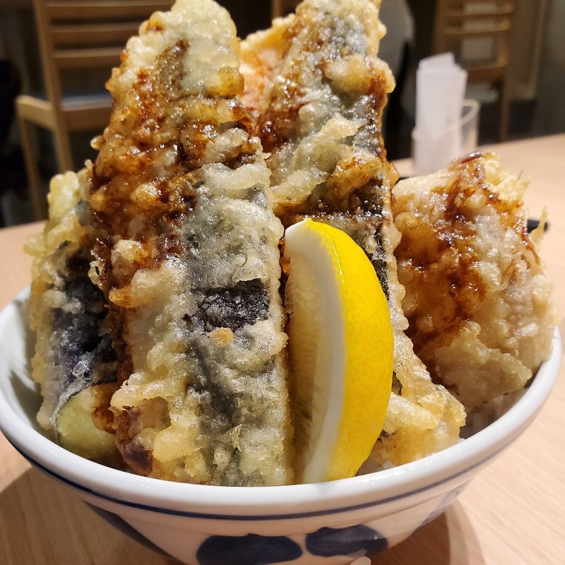 トロ鯵天丼(博多天ぷら たかお ジョイナステラス二俣川店)