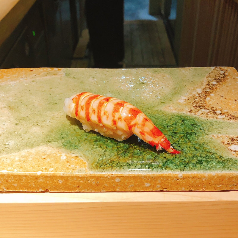 車海老の握り(鮨 みうら)