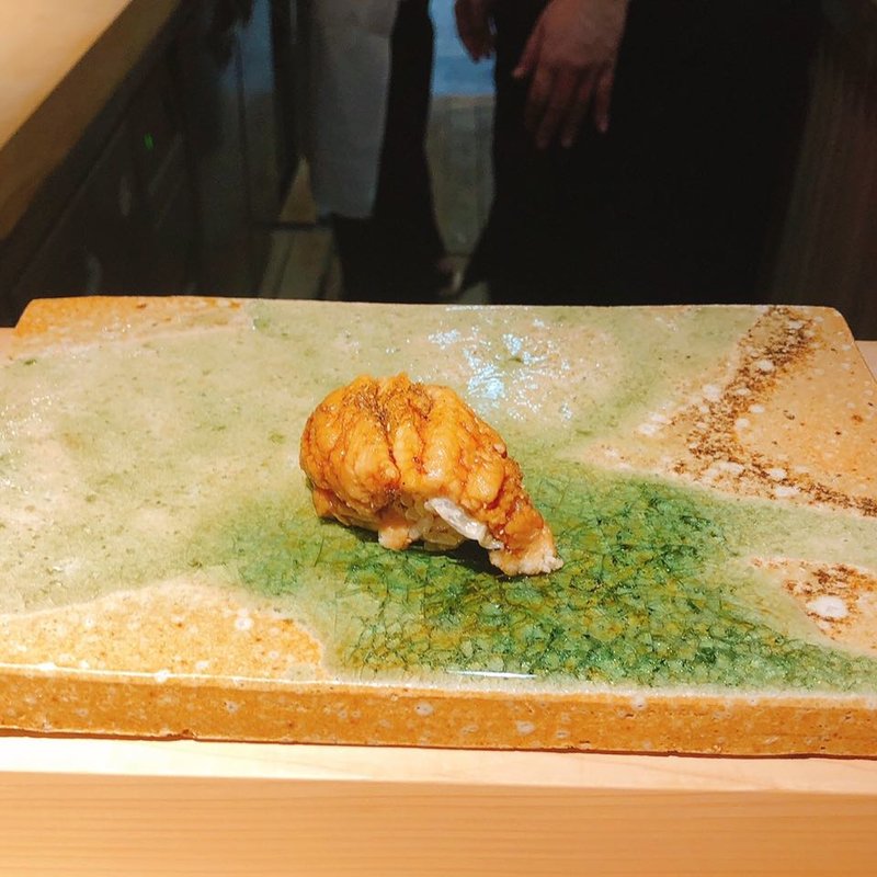 穴子の握り(鮨 みうら)