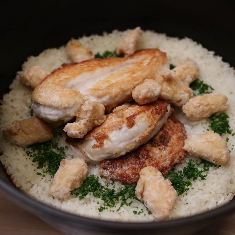 ふぐの白子のリゾット(銀座大石)