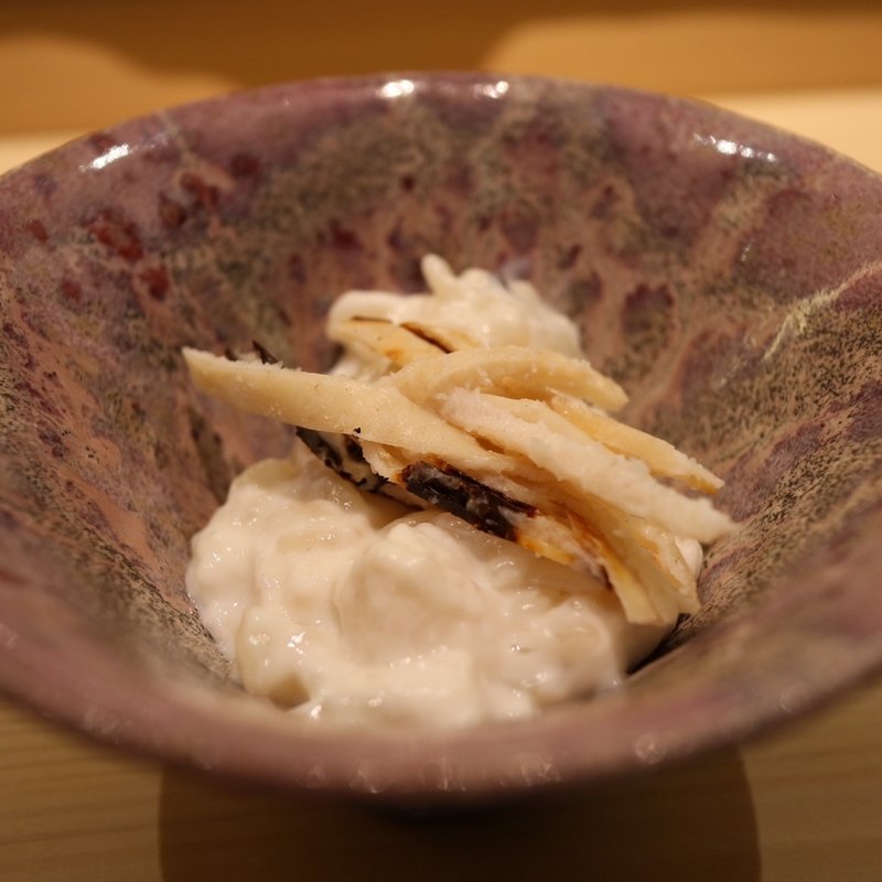 とらふぐの白子リゾット(鮨なんば)