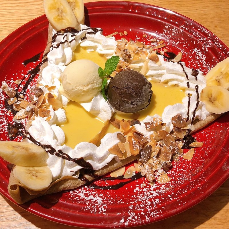 バナナクレープ(むさしの森珈琲 中央林間店)