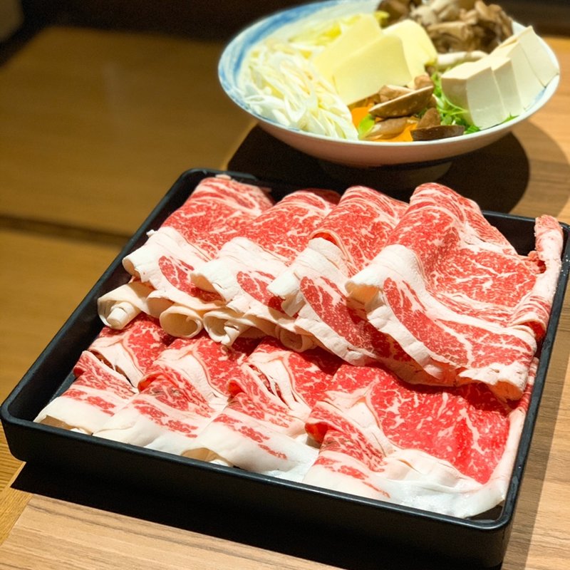 黒毛和牛リブロースのしゃぶしゃぶ(椿 )