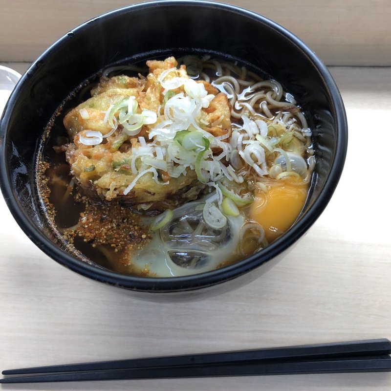 かき揚げ蕎麦大盛り(かめや 五井駅前店 )