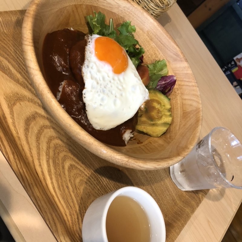 ロコモコ(おふろcafé utatane)