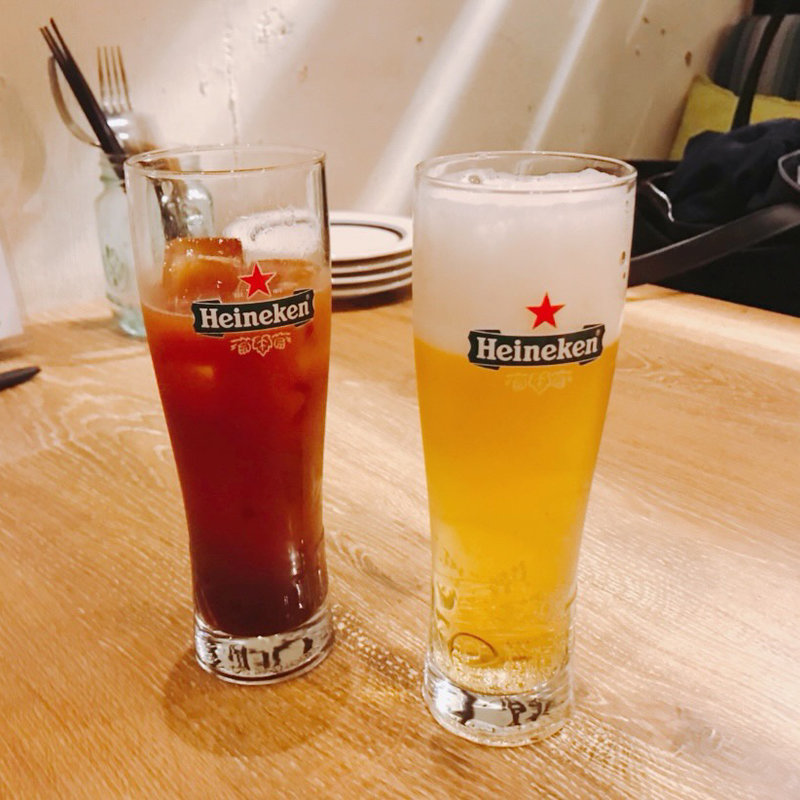 生ビール&カシスオレンジ(SUNNYDAYS CALIFORNIA)