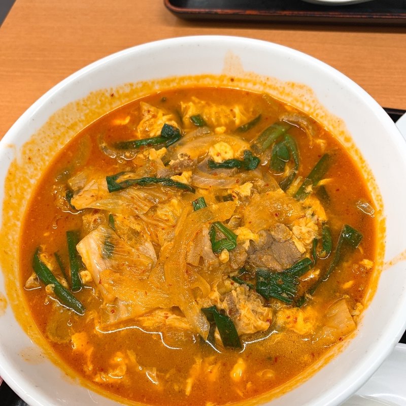 チゲ味噌ラーメン(日高屋 新座畑中店)