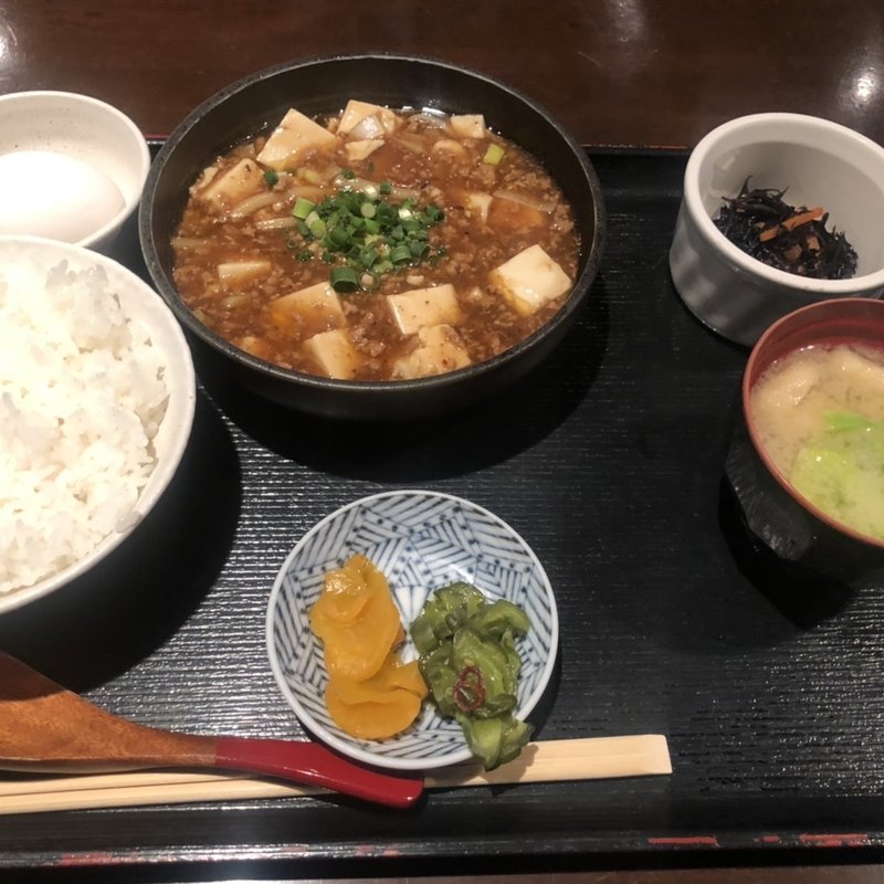 麻婆豆腐定食(みのや 新店 )