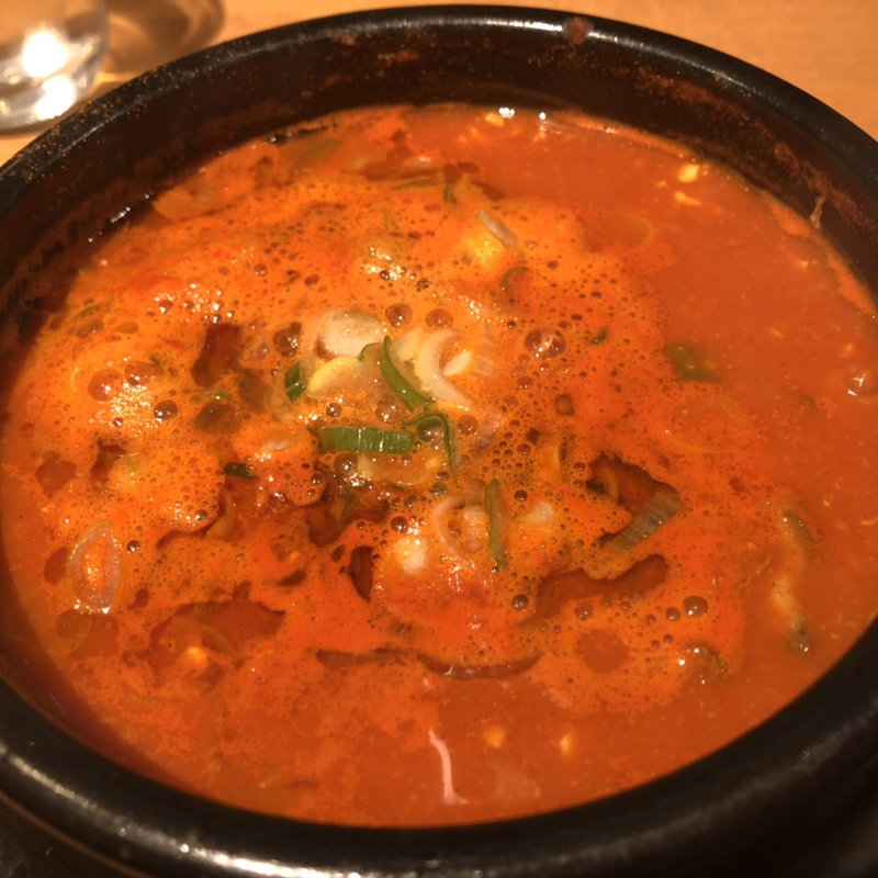 純豆腐チゲ定食(KollaBo 赤坂2号店 （コラボ）)