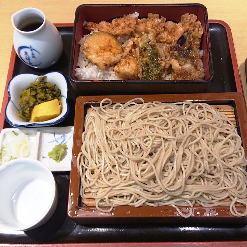 天重セット(麻布永坂更科本店都庁議会棟店)