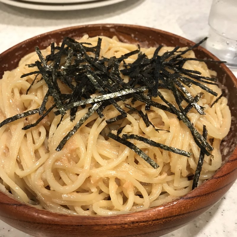 タラコとツナのスパゲッティ(ハシヤ)