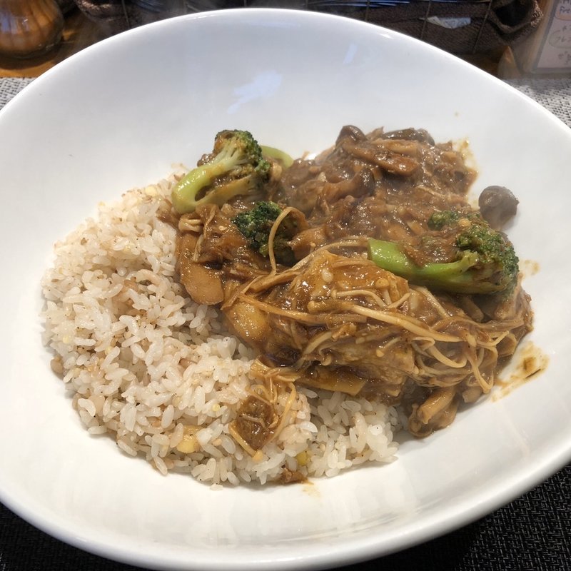 豚バラと木の子のカレー(フレンチカレー　スプーン)