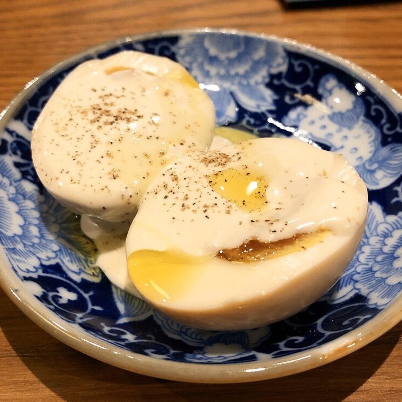 煮卵のバーニャカウダ(to.)