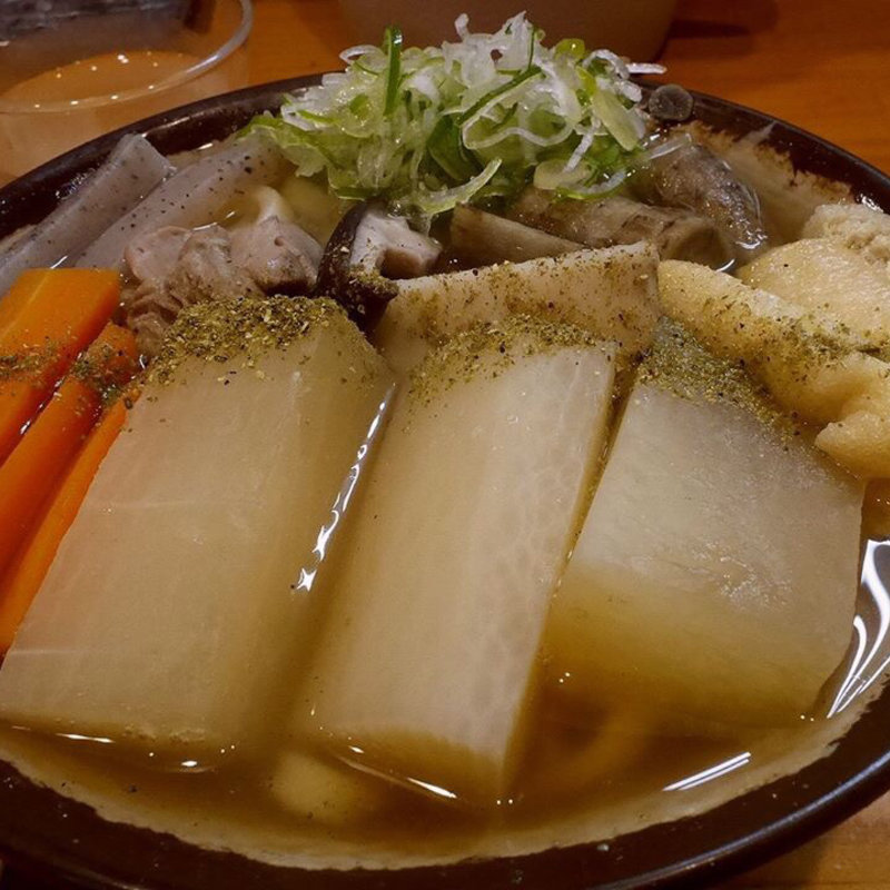 しっぽくうどん(上を向いて)