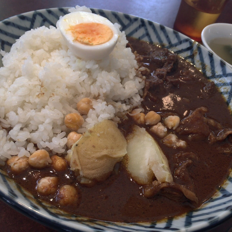 牛すじスパイシーカレー(焼肉ホルモン アポロン 神田駿河台)