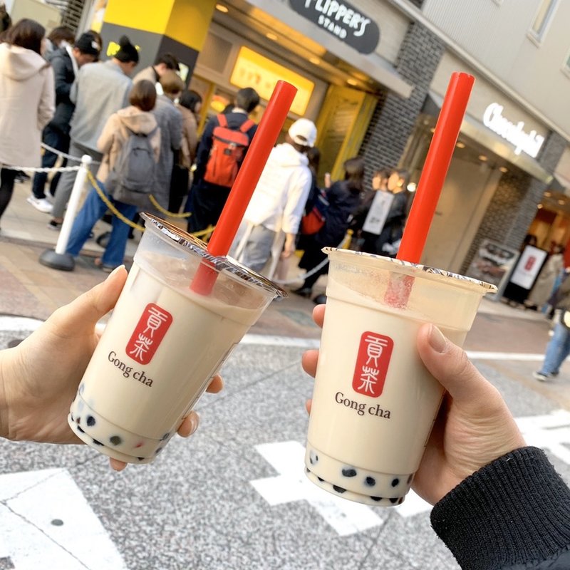 ブラックミルクティー(タピオカ)(ゴンチャ )