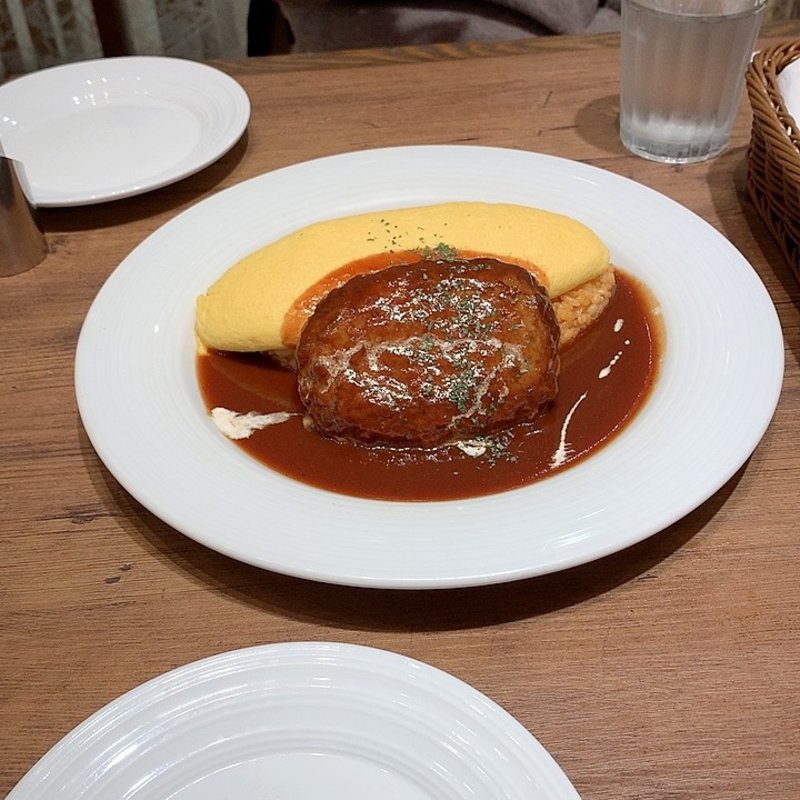 ハンバーグオムライス(デリッシュ ウフ ラゾーナ川崎店 )