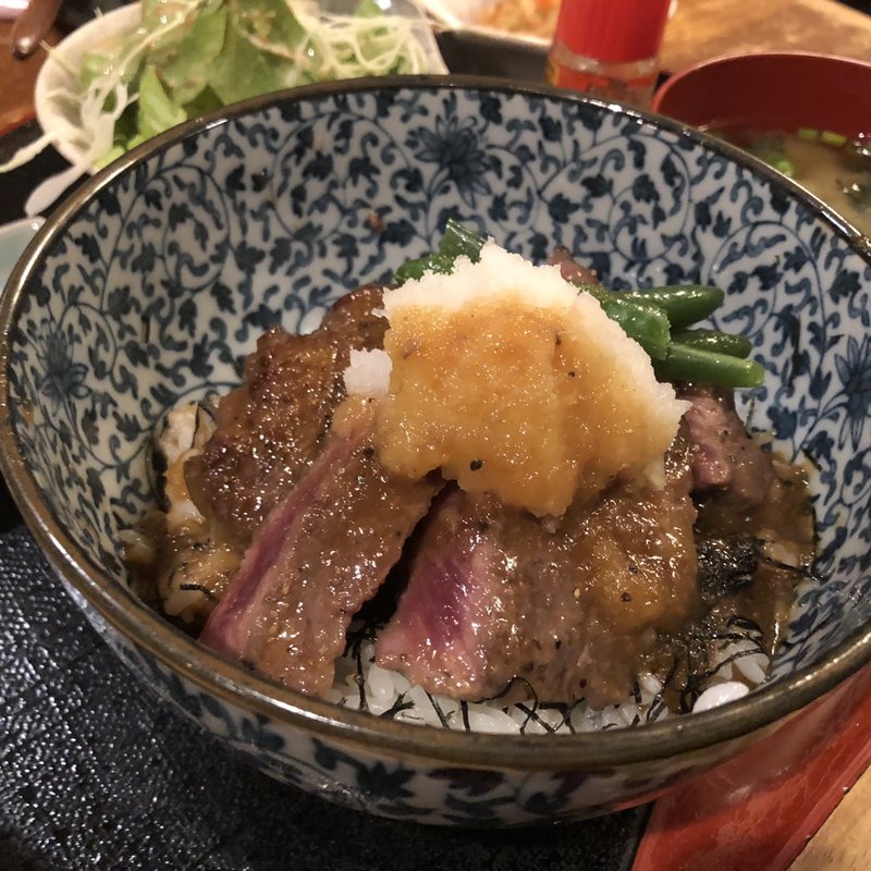 ステーキ御膳(なつかし家)