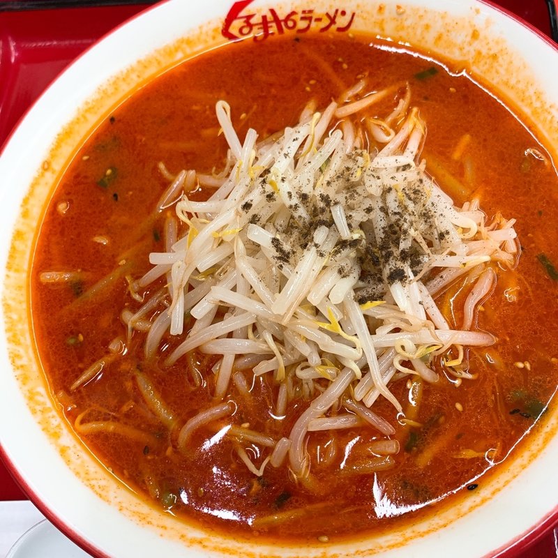 大辛味噌ラーメン(くるまやラーメン 青井店)