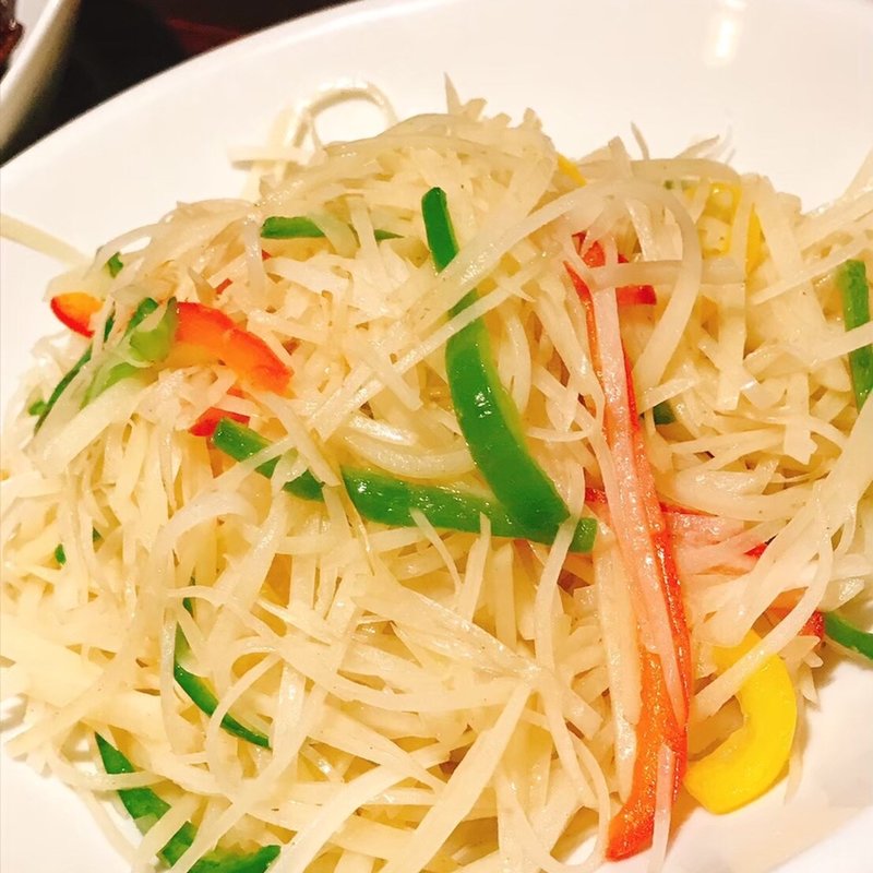 じゃがいもの細切り炒め(鉄人中華きむら)