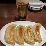 大餃子セット(エクストラコールド付き)(サンコウエンチャイナ・カフェ アンド ダイニング （SANKOUEN CHINA CAFE & DINING）)