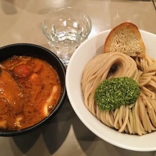 海老トマトつけ麺(つけ麺 五ノ神製作所 新宿店)